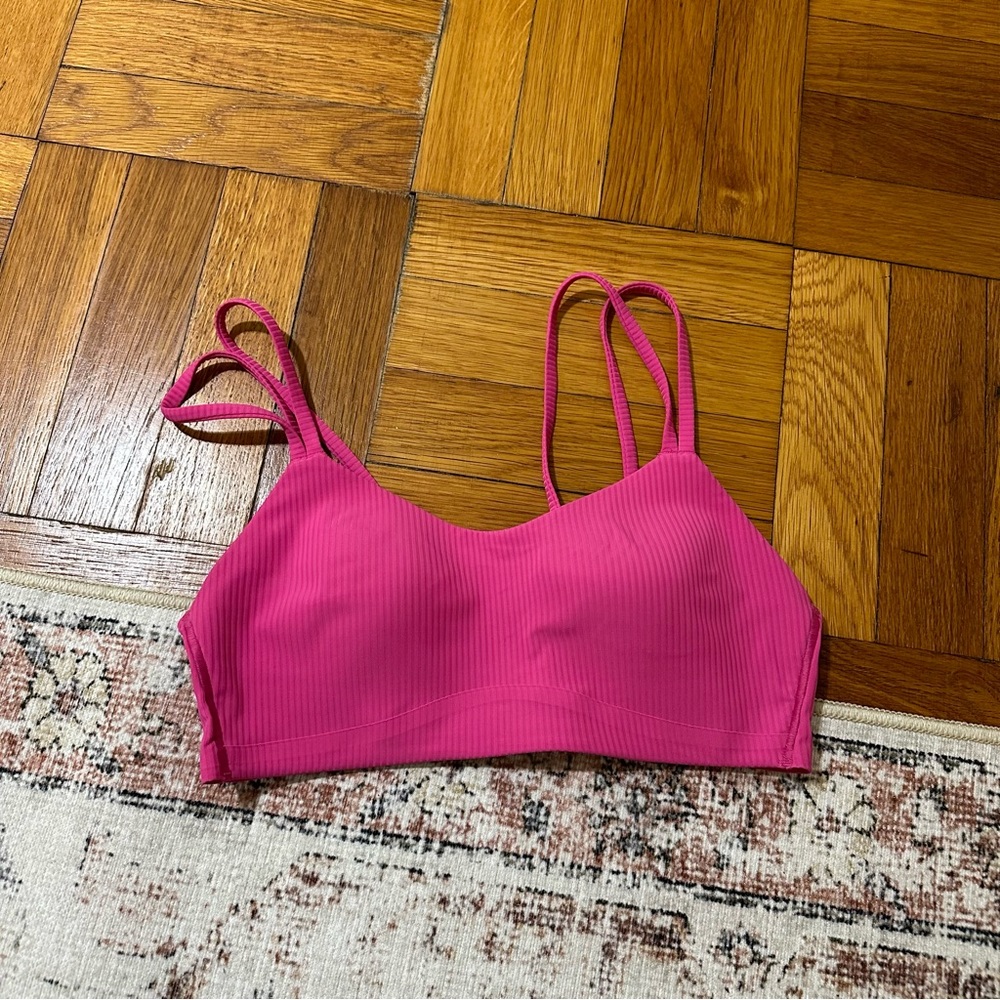 Pink like a cloud lululemon bra